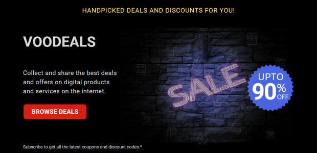 voodeals: best deals and promo codes from the web